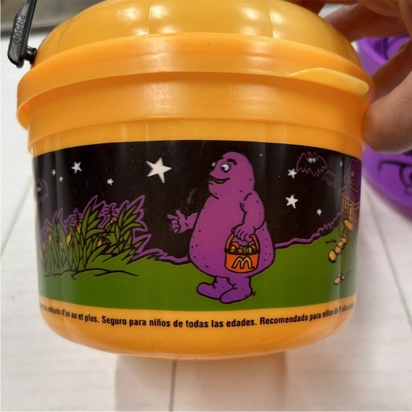 McDonalds Halloween Pail Boo Buckets Vintage 1986 LOT OF 8 Pumpkin, Witch, Ghost - Picture 15 of 16